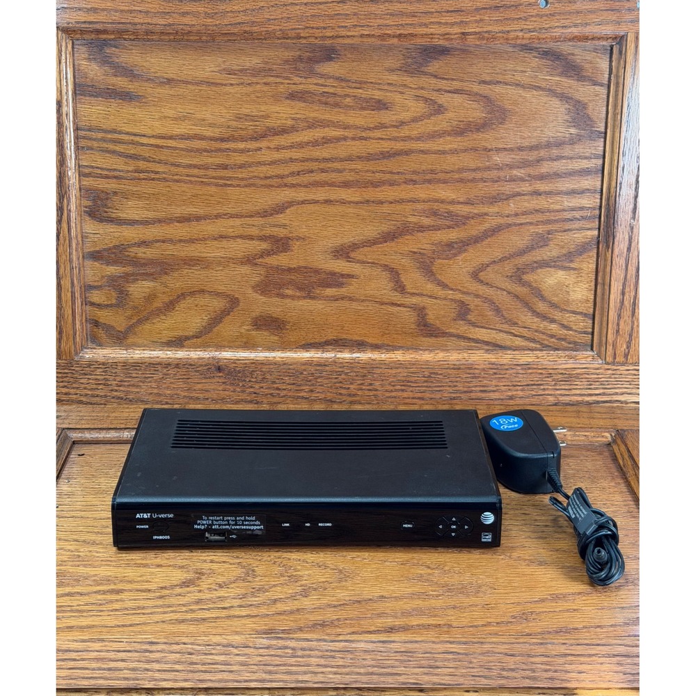 AT&T U-verse Pace IPH8005 Basic SD/HD DVR Receiver Cable Box with Power Cord